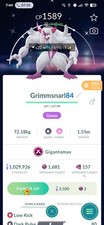 Pok mon Go Grimmsnarl gigantamax Shiny
