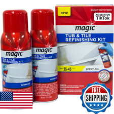 Magic Tub And Tile Refinishing Kit - On - Tile Porcelain Acrylic