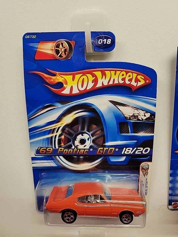 HOT WHEELS 2005 FIRST EDITION ‘69 PONTIAC GTO # 18/20 , 8 CRATE #022 - Image 2 of 4