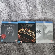 Image of 🎬 Game Of Thrones - Complete seasons 1,2,+3 Blu-ray. 2 are new and sealed