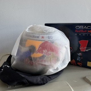 Red Bull Max Verstappen 2025 Brazil GP Helmet 1:2 Scale Brand New In Box