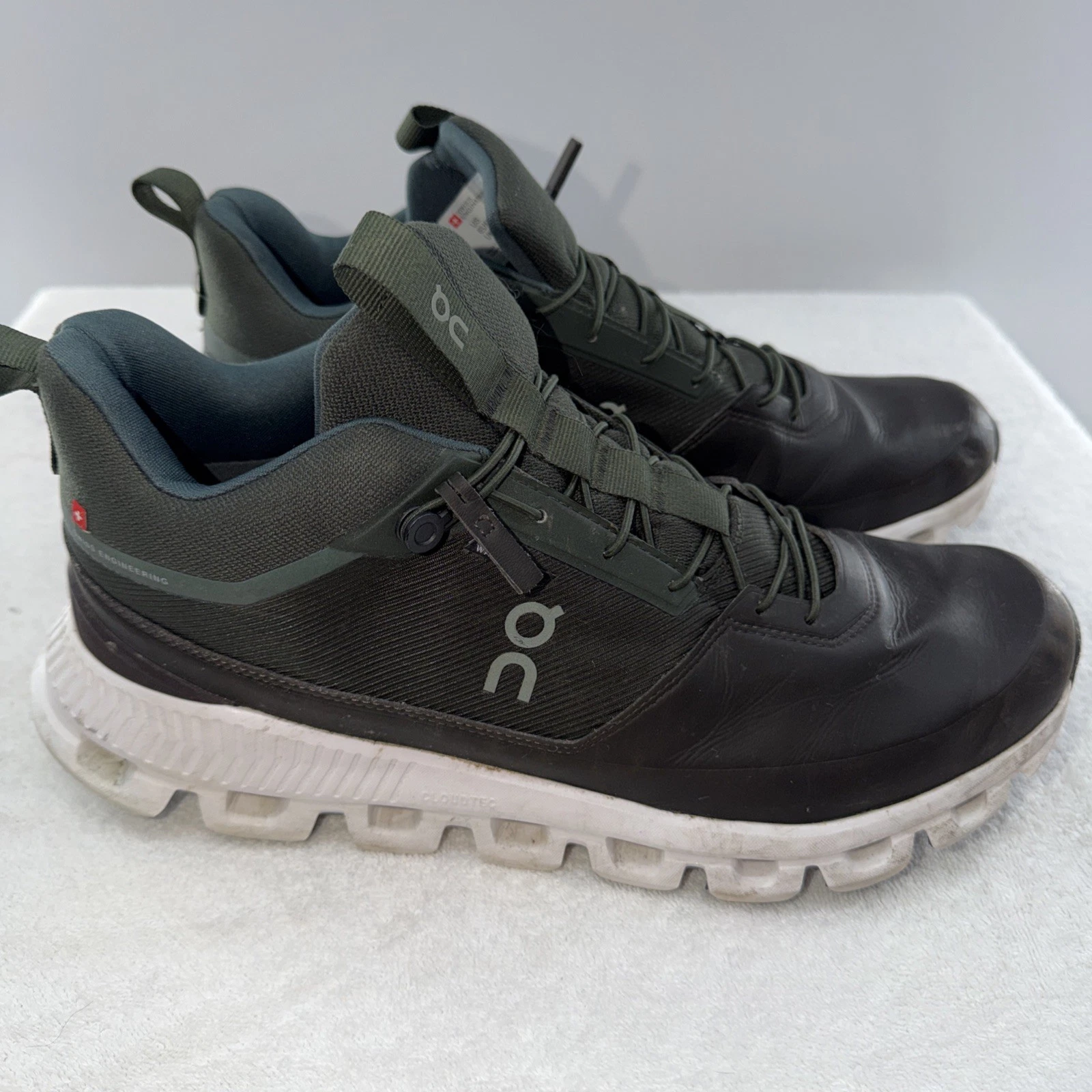 On Cloud Men's 11 Hi Waterproof Sneakers Trail Running Shoes Fir/Umber Eur 45