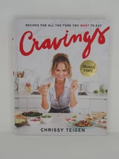 Cravings : Recipes for All the Food You Want to Eat Signed By Chrissy Teigen PSA