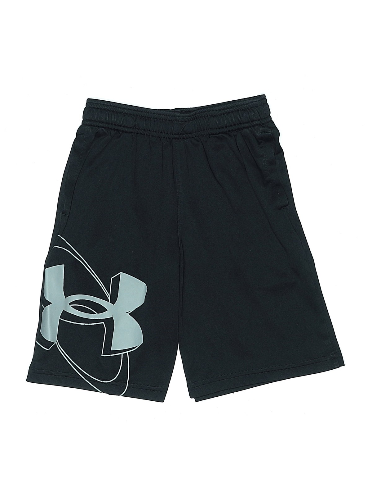 Under Armour Boys Black Athletic Shorts S Youth