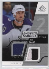 2008-09 SP Game Used Edition Authentic Fabrics Dual Rob Blake #AF-BL HOF 0l2