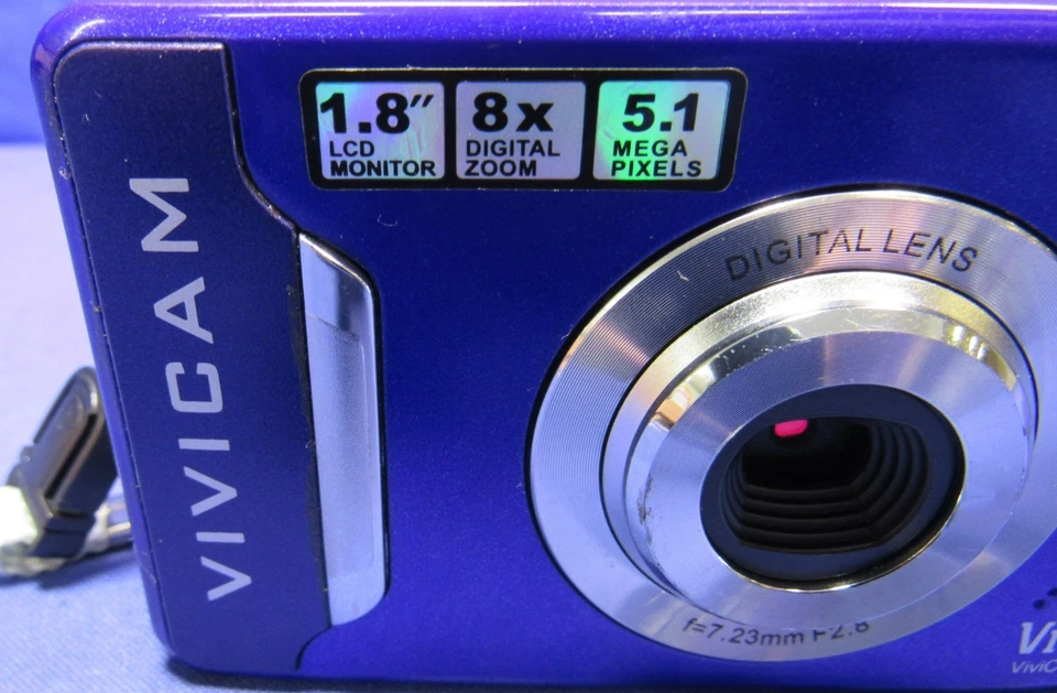 Vivitar VivaCam 5022 Digital Camera (Purple) - Compact and Lightweight - Image 3 of 4