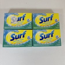 Detergente para lavandería Surf Sparkling Ocean Powder, tamaño de carga 1 venta, lote de 4