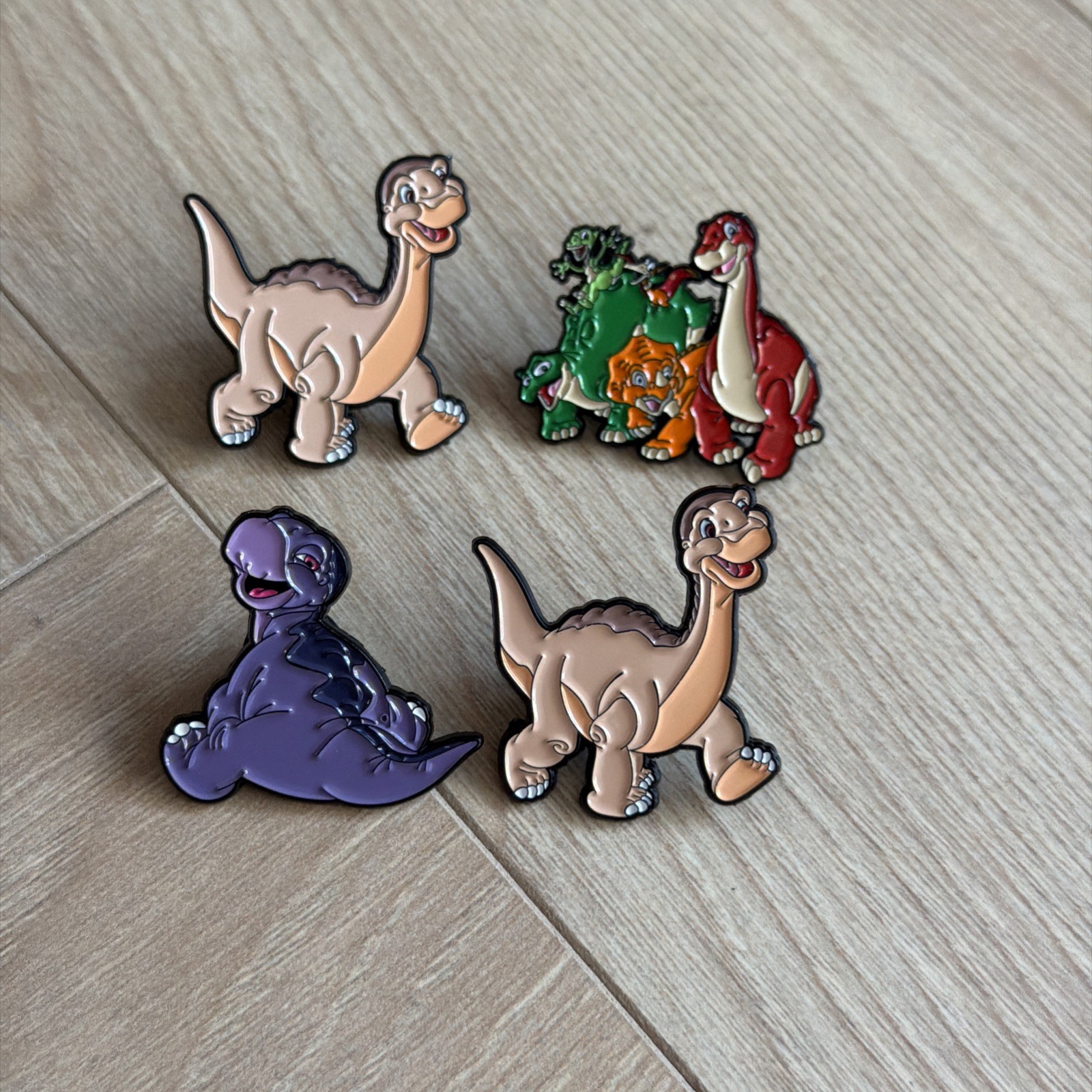 Bundle dino dinosaur pin badge charm pocket hug collector item gift image 2