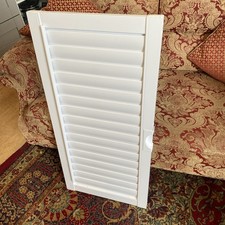 Perfect Fit White PVC Shutters Blinds2Go 462mm x 968mm