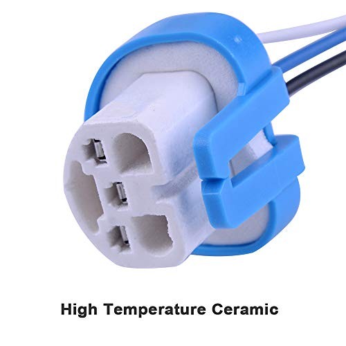 2x 9007 9004 HB5 Male Wire Harness Connector – Socket Adapter For H13 9008 – GENSSI