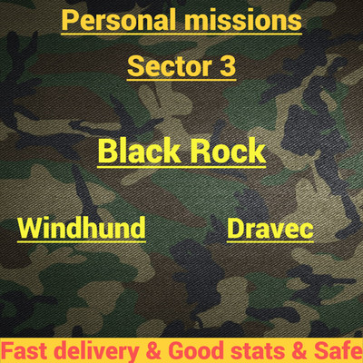 World of Tanks / Missions Sector 3 / All 3 Tanks   / Black Rock / WOT / EU NA
