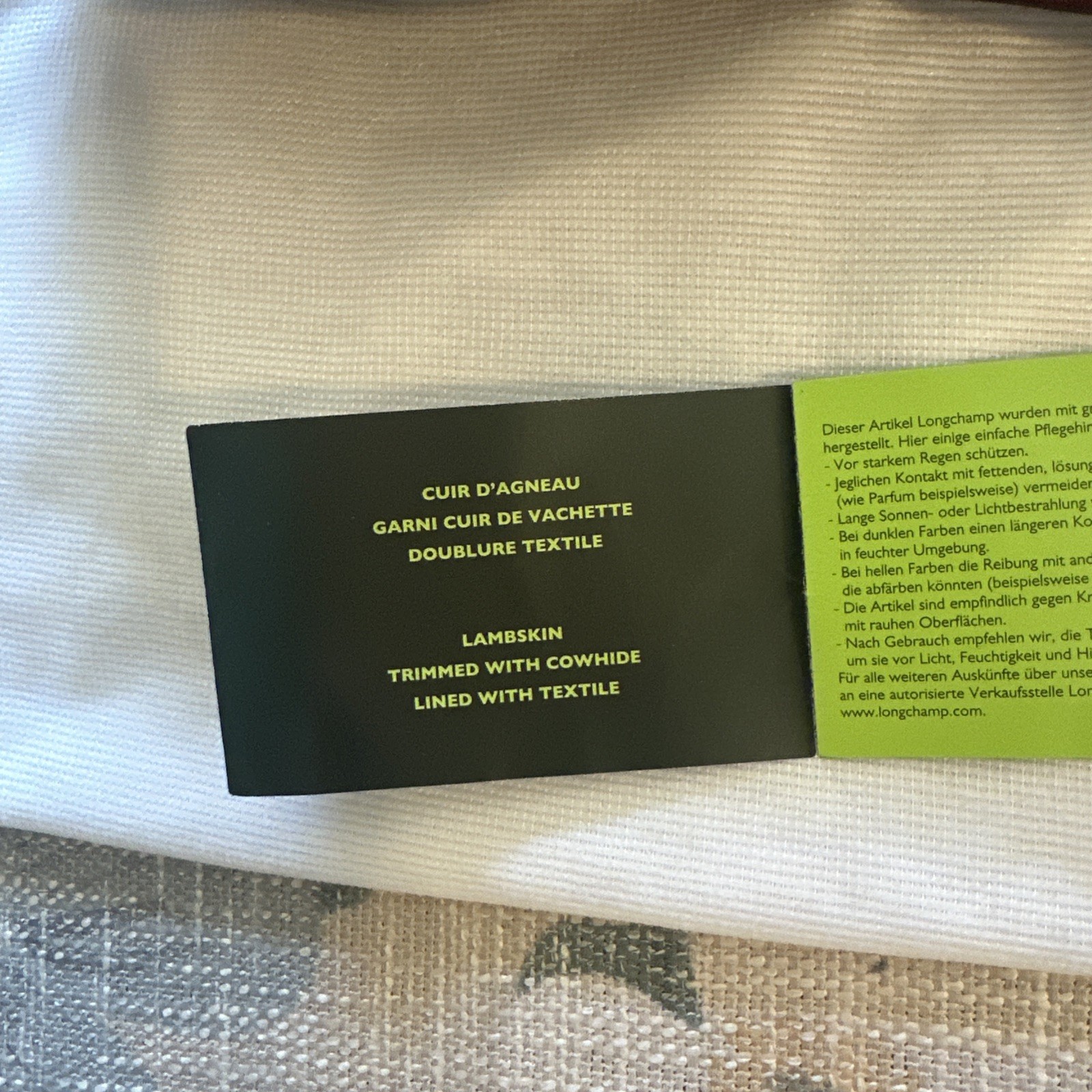 Authentic Longchamp Le Pliage Backpack Lambskin, … - image 7