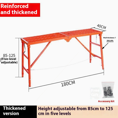 Extra Thick Folding Stool Short Horse Folding Horse Stool Reinforced Decoration - Afbeelding 15 van 16