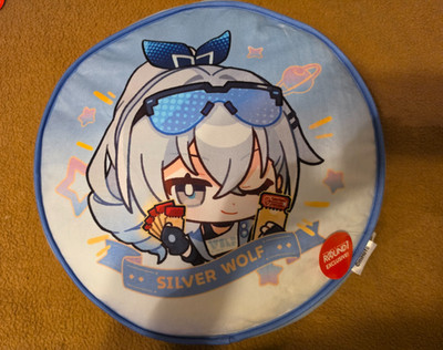 Honkai: Star Rail x Round1 Collaboration Silver Wolf Pillow 15.5''D *US SELLER*