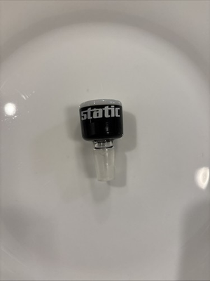 #ad Static Water Pipe Bowl 14mm Male Black white $9.99