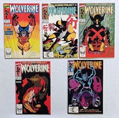 Wolverine #27-31 Jim Lee, The Lazarus Project Complete Arc Marvel Comics 1990
