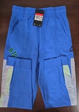 Nike Jogger Boy's Athletic Sweatpants Taper Blue/Green CJ7831-402