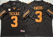 Camiseta deportiva 10 colores Quinn Ewers #3 Texas Longhorns toda cosida