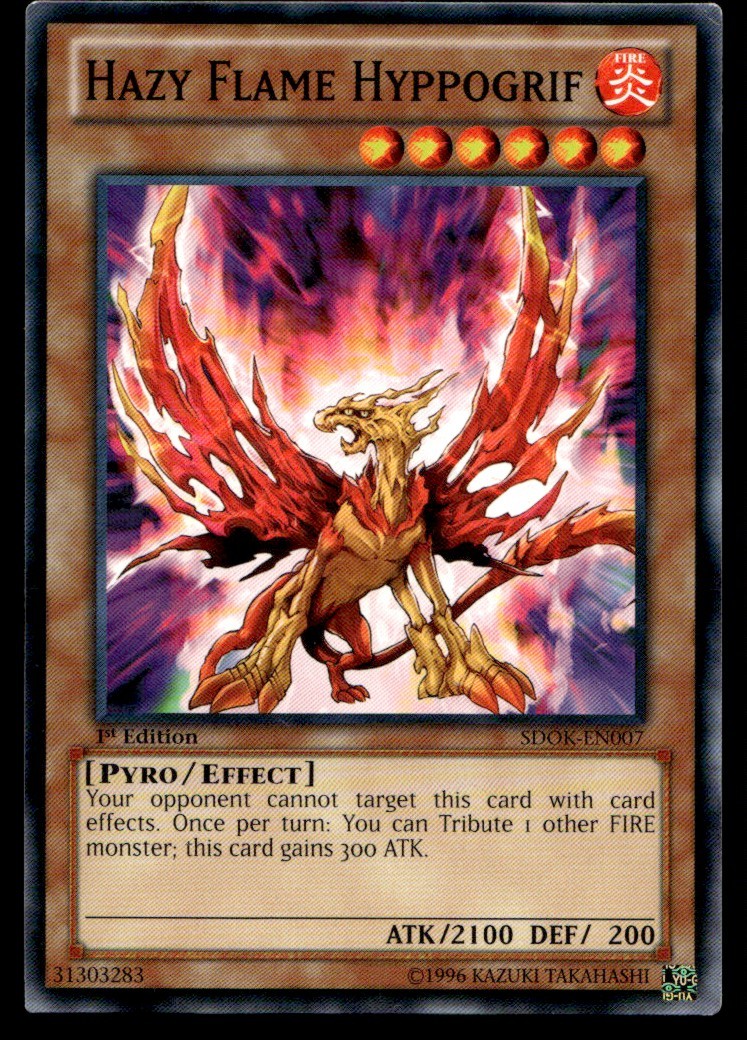 Hazy Flame Hyppogrif SDOK SDOK-EN007 MP YuGiOh Buy 10 Get 10 Free | Free Ship