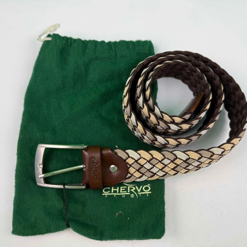 CHERVO Golf sehr elastischer Gürtel Urlo beige 419 Gr.50 neu