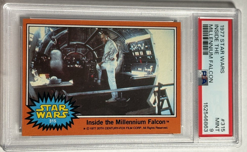 1977 Topps Star Wars #315 Inside the Millennium Falcon