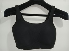 Lululemon Run Times Sports Bra 34D High Support Black Lined Wirefree Multiway