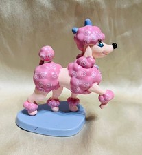 Vintage Poodle PVC figure 2005 Birthday Express Cake Topper