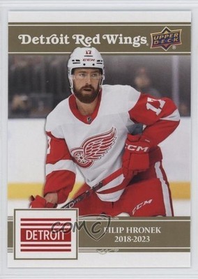 2025-26 Upper Deck Detroit Red Wings Centennial /100 Filip Hronek #24 a4c