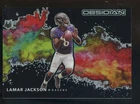 2020 Panini Obsidian Black Color Blast #CBB2 Lamar Jackson Ravens SSP CASE HIT
