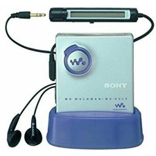  Used SONY MZ-E510 S Silver MD Walkman MiniDisc Player Portable Music Device