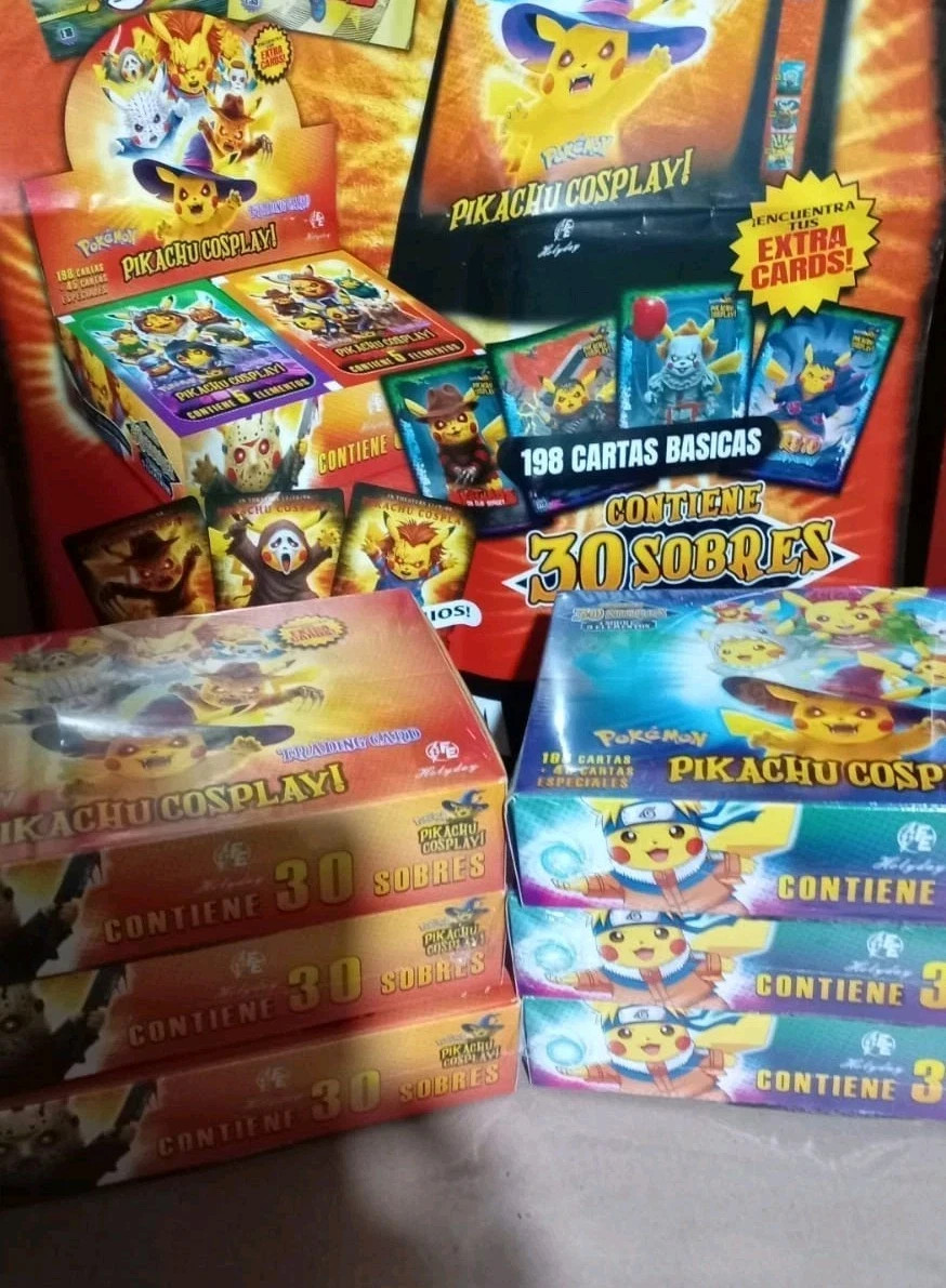 POKEMON PIKACHU COSPLAY 2025 PERU ( 12 BOXES) FLASH EDITION