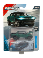 Majorette Showroom Deluxe Gmc Hummer Ev Grun 1:64 Die Cast Metal Model Neu