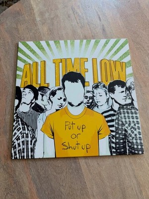 All Time Low Put Up or Shut Up Vinyl SLEEVE ONLY 2015 LP Record Collectible
