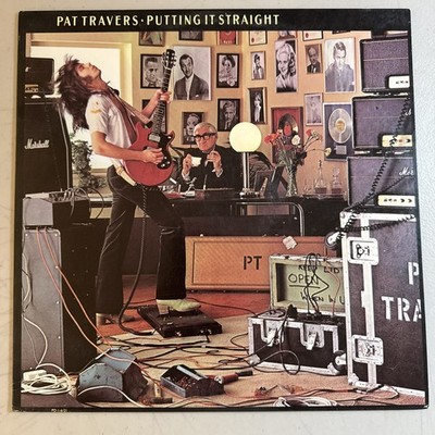 Pat Travers - Putting It Straight W/Orig Insert Vinyl LP VG++/VG++