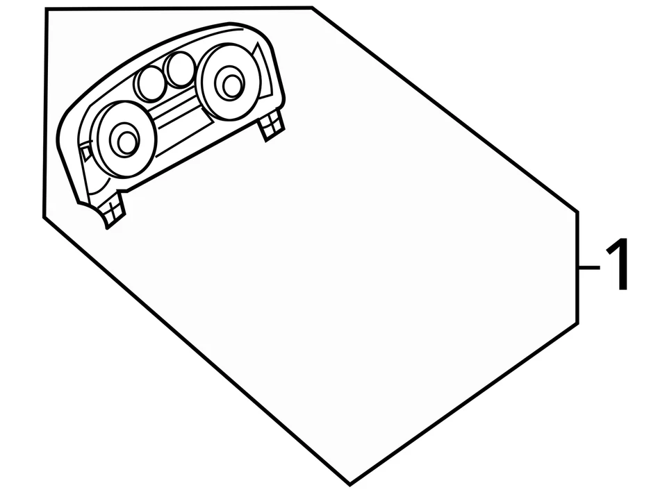 Lincoln Zephyr 2006 velocímetro cuadro de instrumentos indicadores 6h6t-10849-aj DEIE2 Foto 4 de 4