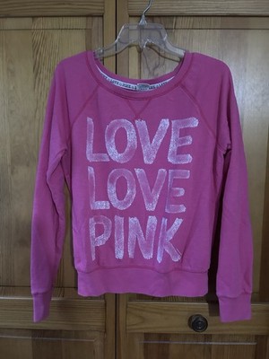 Love Love VS Pink Sweatshirt Pink Size M