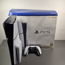 Sony PlayStation 5 PS5 Slim Disc Edition With Controller & Leads - Boxed