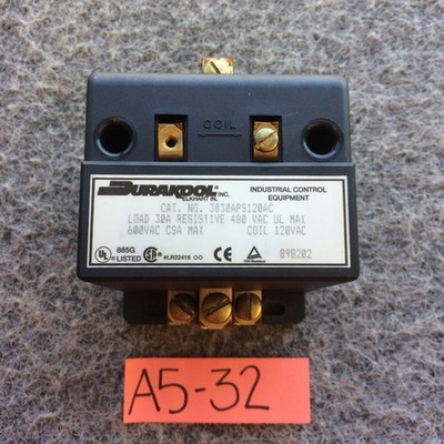 NOS - NO BOX Durakool 3030APS120AC Displacement Relay 30A 