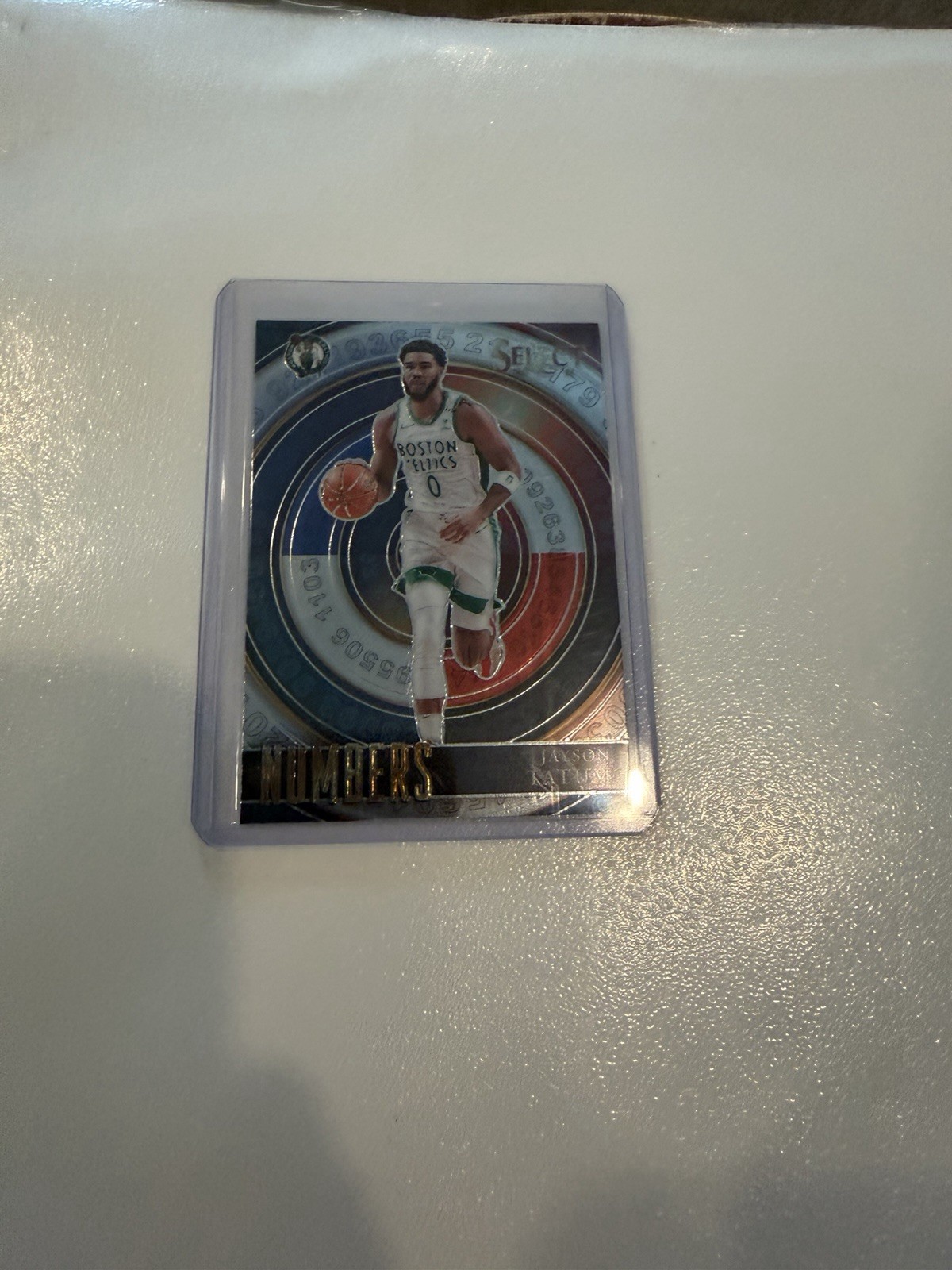2020-21 Panini Select - Select Numbers Jayson Tatum #17