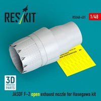 Reskit RSU48-0631 - 1:48 Jasdf F-2 Open Exhaust Nozzle For Hasegawa Kit (3D Prin
