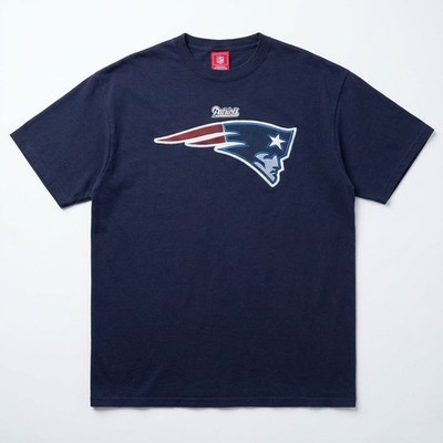 New England Patriots NFL Team Apparel T-Shirt Herren Logo Football XL Dunkelblau
