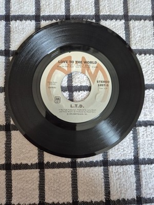 L.T.D. - Love To The World/Get Your It Together 7'' Single On A&M