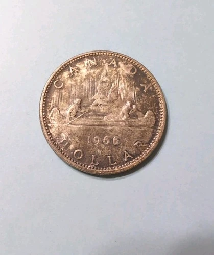 1966 Canada $1 80% Silver Foriegn Silver ASW: 0.6oz