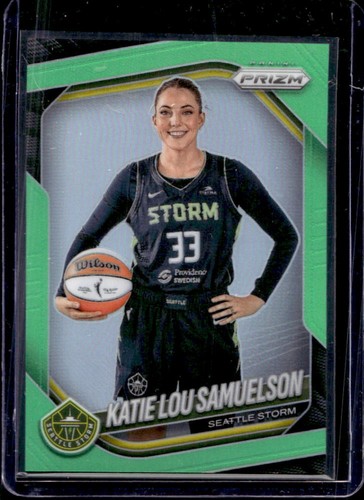 2025 Panini WNBA Prizm Katie Lou Samuelson Lime Green #/225 Storm