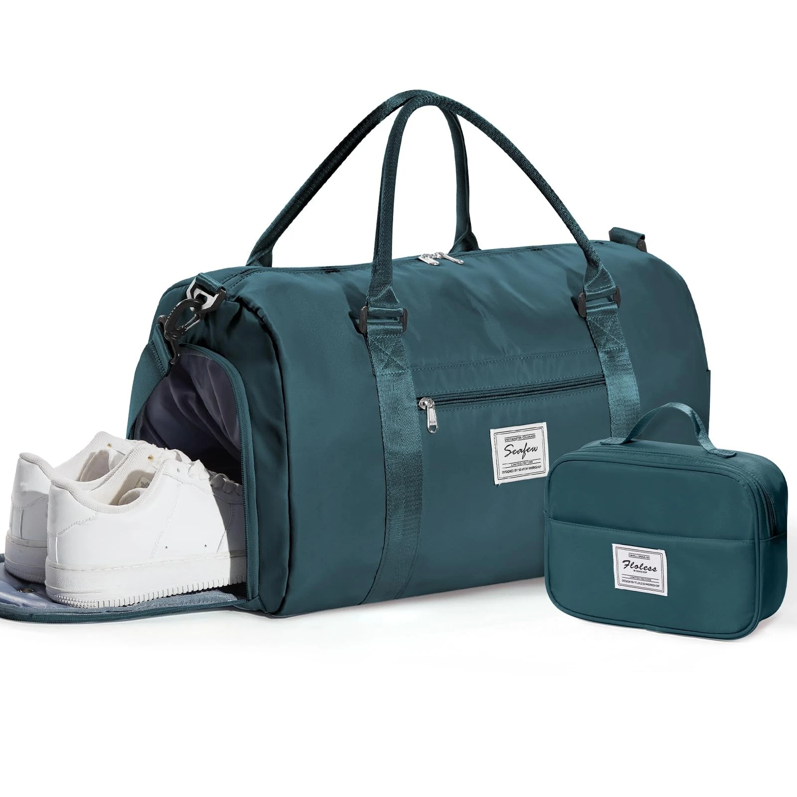 Gym Bag Womens Mens with Shoes Compartment and Wet Pocket Travel Duffel Bag f...
Opens in a new wind