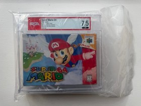 Super Mario 64 Nintendo 64 N64 1999 CIB PSA Graded 7.5 Overall