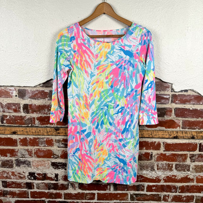 Lilly Pulitzer Dress Size XS Sparkling Sands Pima Cotton Marlowe Coastal Casual | eBay Lilly Pulitzer Dress Size XS Sparkling Sands Pima Cotton Marlowe Coastal Casual | eBay