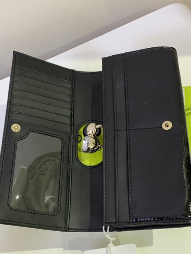 BNWT Ted Baker Elador Crinkle Patent Bobble Matinee Purse With Tags,Color Black. - Picture 8 of 11