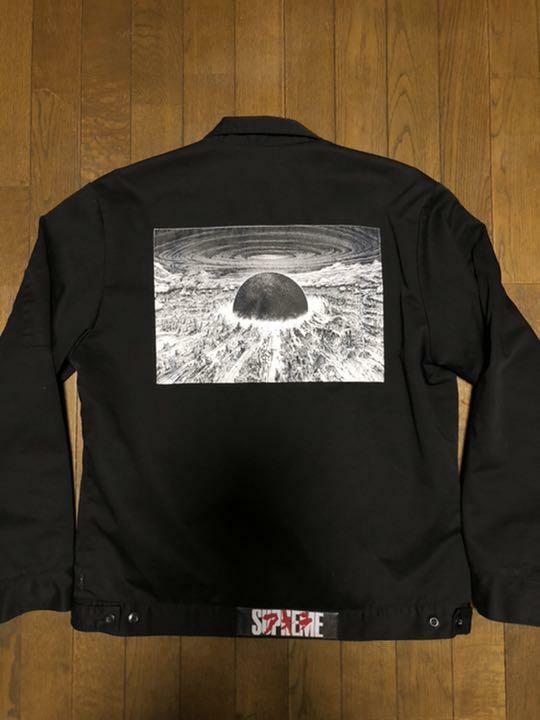 supreme akira work jacket black