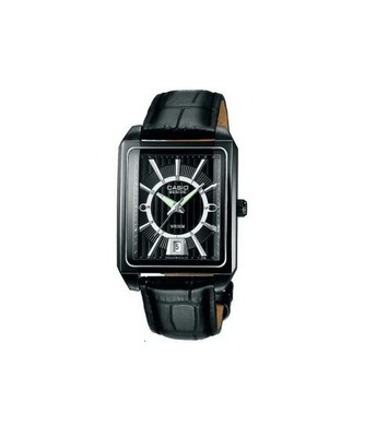 Casio Beside BEM-120L-1A Original New Mens Watch Leather Band BEM-120 50M  WR | eBay